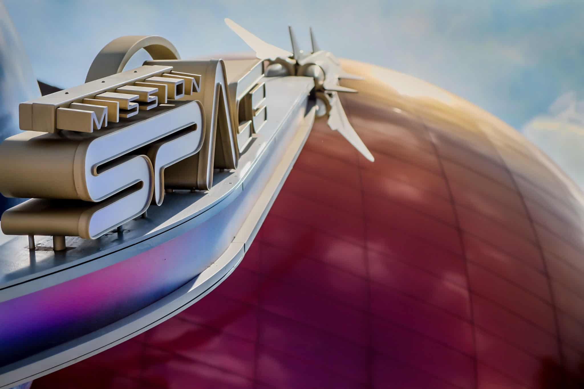 Mission: SPACE pavilion exterior at EPCOT World Discovery