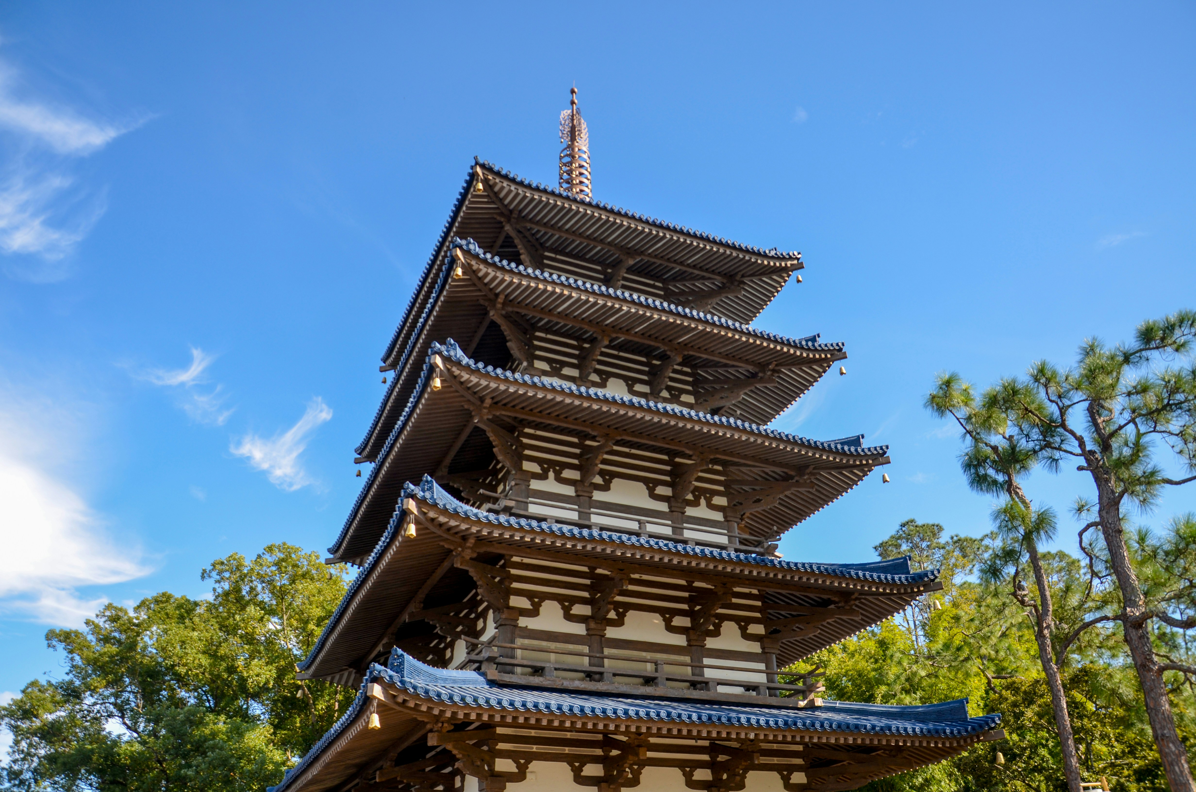 Japan pavilion pagoda at EPCOT World Showcase