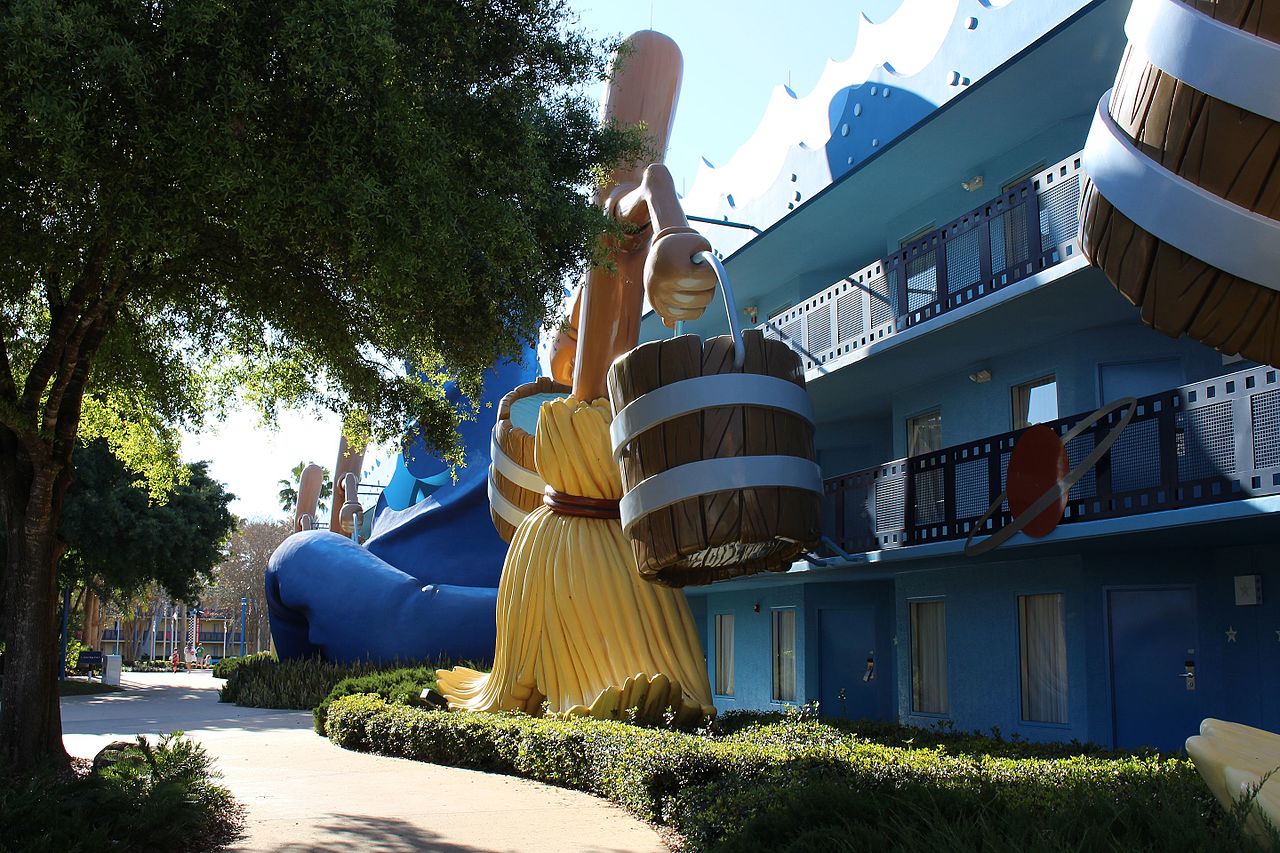 Toy Story-style oversized Disney theming