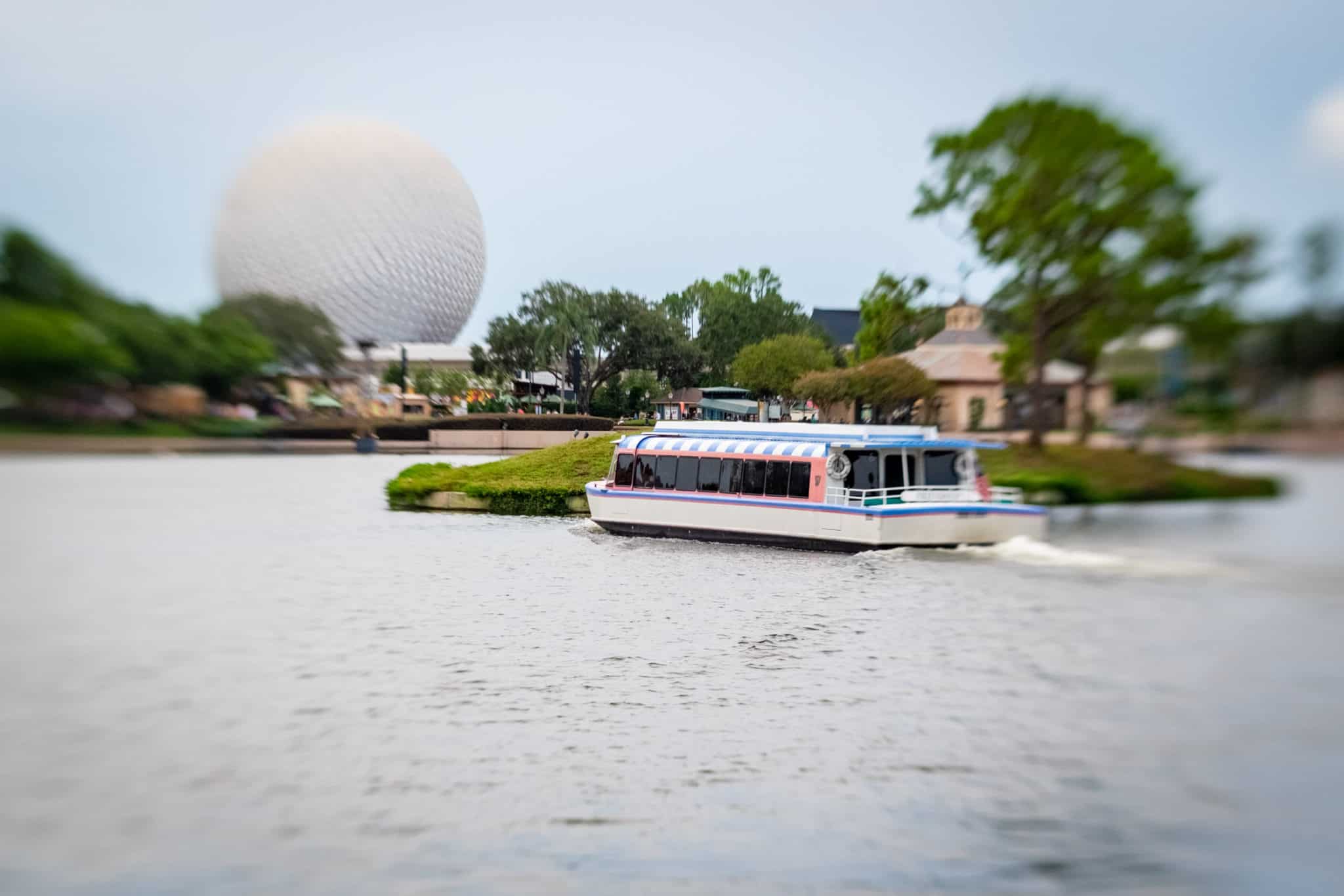 World Showcase Lagoon with Friendship Boat