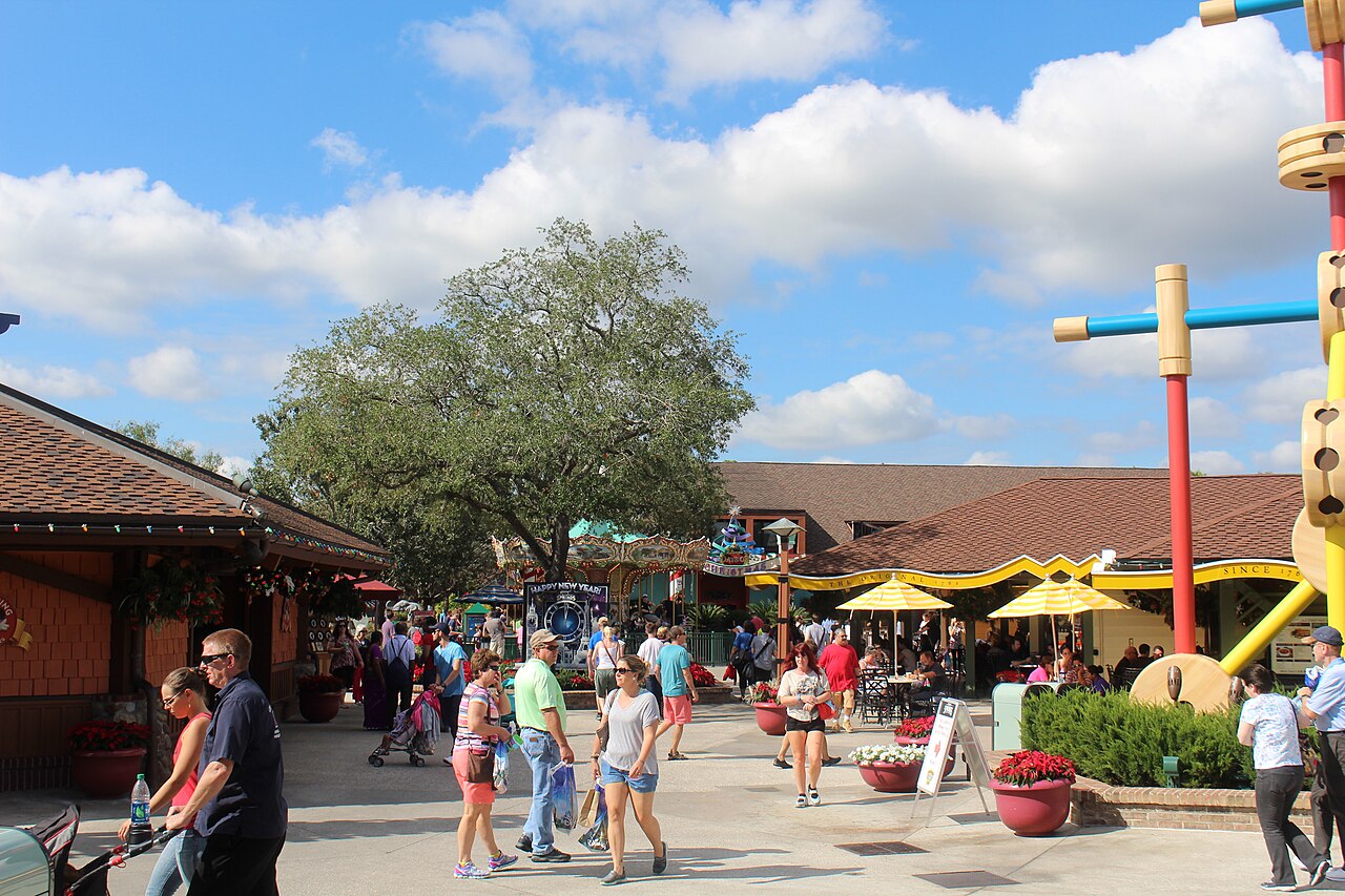 Marketplace at Disney Springs — classic Disney shopping village