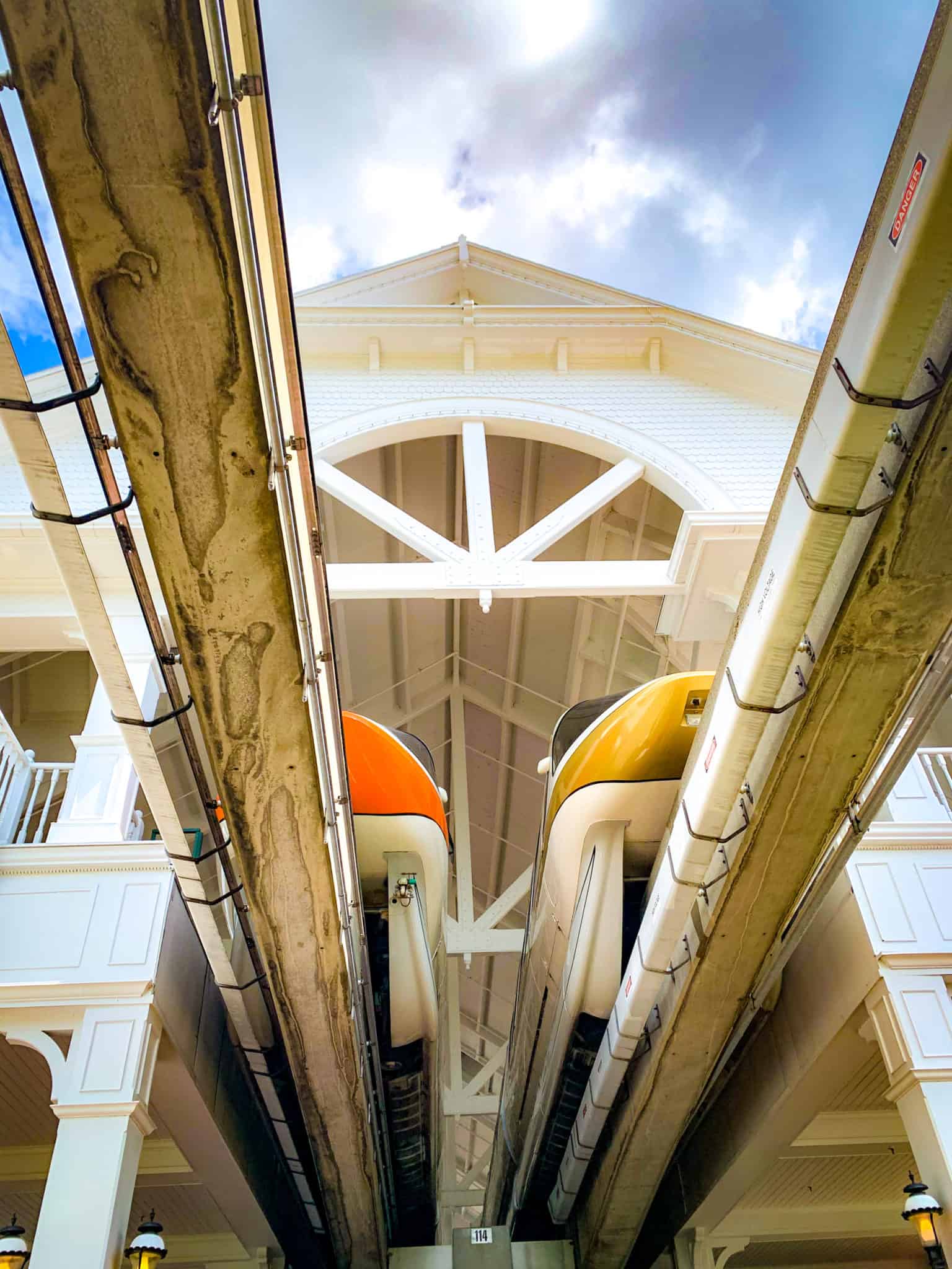Grand Floridian club level and monorail arrival experience
